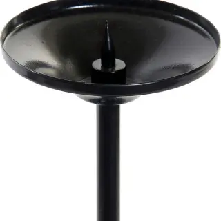 Bougeoir Bleu en Métal & Verre – DKD Home Decor (13 x 13 x 25 cm) - Vue 2