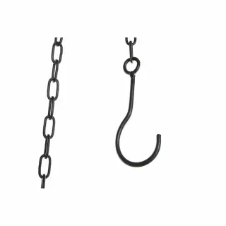 Bougeoir Noir en Métal & Verre – DKD Home Decor (53 × 53 × 52 cm) - Vue 3